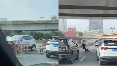 夫妻吵架交通事故