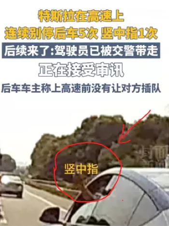 竖中指