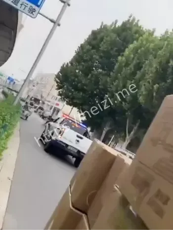 男子夺警车撞人