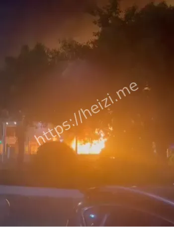 广州白云区货车起火事件