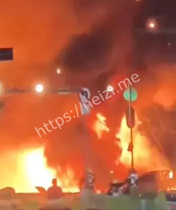 和乐路现场爆炸照片