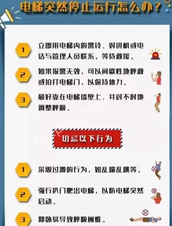 电梯门缝卡困