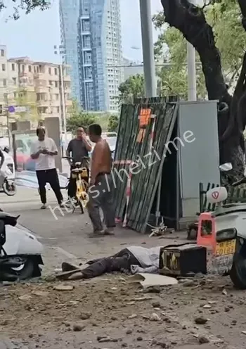 砸中路人