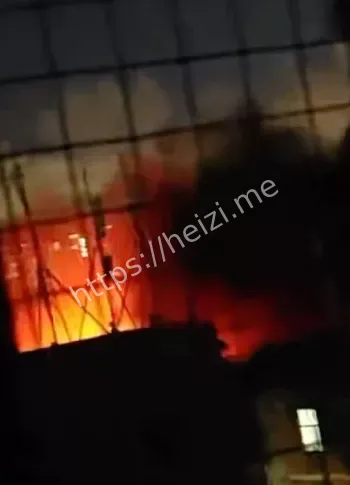 仓山豪宅烧毁现场图