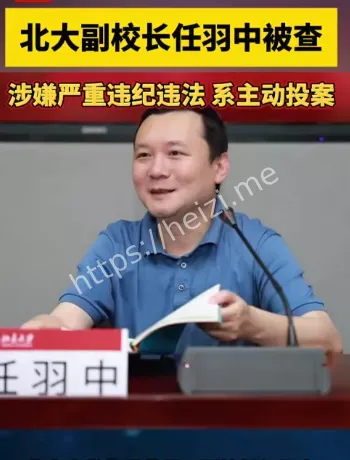 任羽中被查时间线
