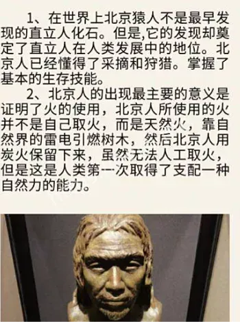 北京人石器工具