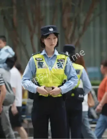 上海女学警图图警官国庆走红