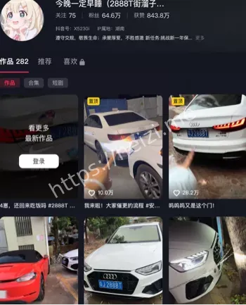 网红私生活翻车