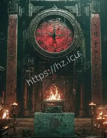 老宅灵堂烛火自燃