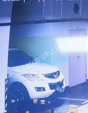 车牌为何突然扭曲变形